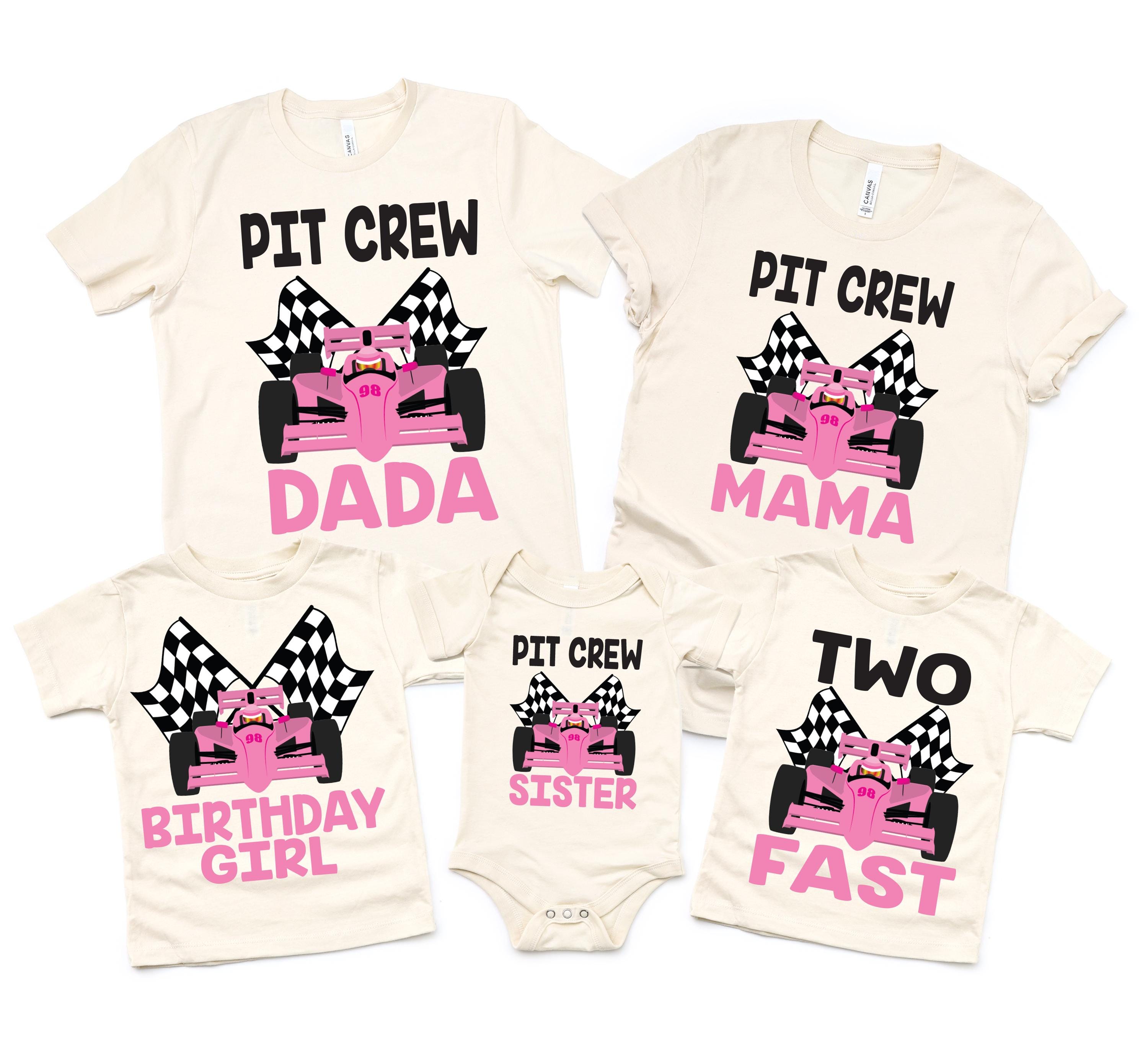 Family Race Car Girl Birthday Shirts, Racecar Birthday Shirt, Matching ...