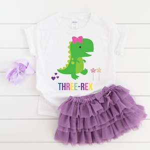 Three rex , three rex shirt, girl dinosaur birthday , three rex girl, 3 rex shirt, three rex birthday shirt, dinosaur girl birthday party