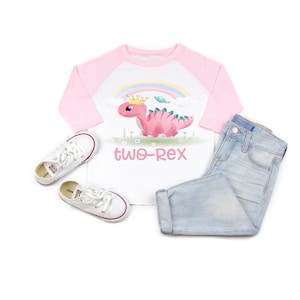 Two rex 2 rex girl dinosaur birthday shirt , 2 rex birthday shirt, girl dinosaur birthday shirt, 2nd birthday shirt, dinosaur birthday