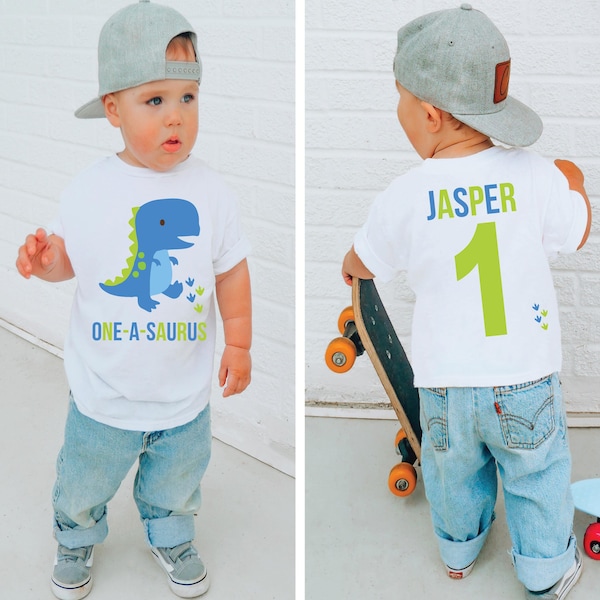 Dinosaur 1st birthday one-a-saurus shirt, dinosaur birthday, dinosaur boy shirt, 1st birthday shirt, dinosaur party, boy birthday shirt