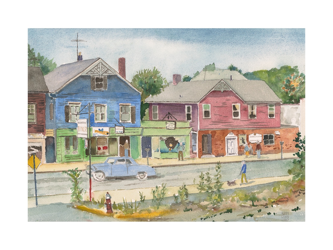 Boonton Main St. Buildings Etsy