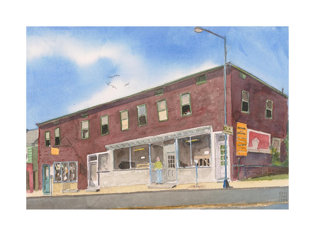 Boonton Main St. Buildings Etsy