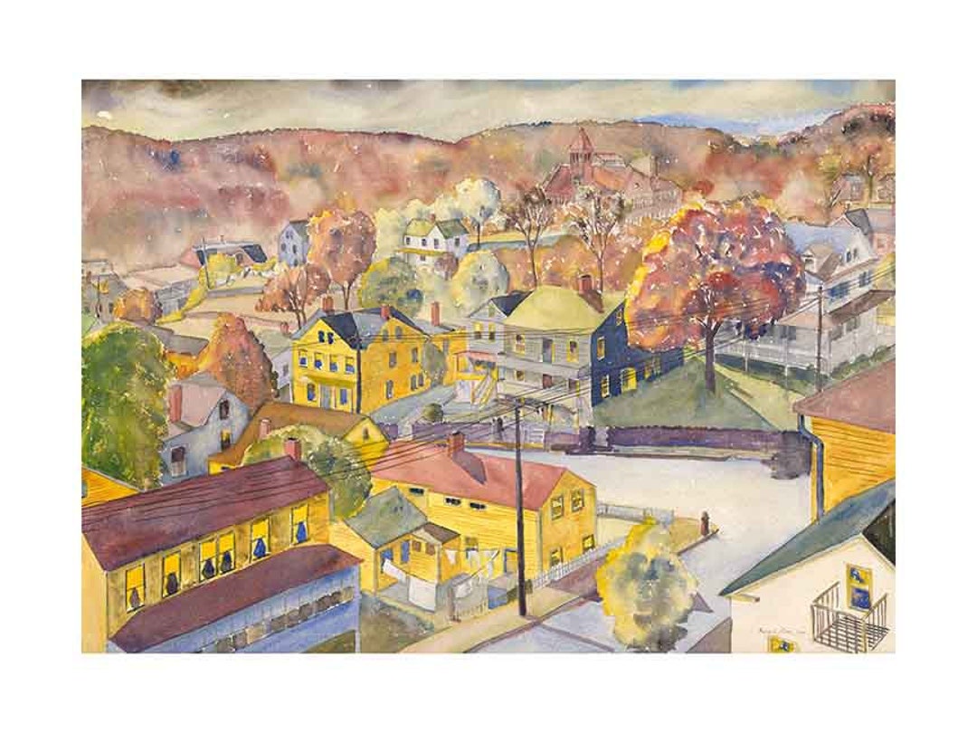 Boonton Avenue and School Street Overlooking the Township Etsy New