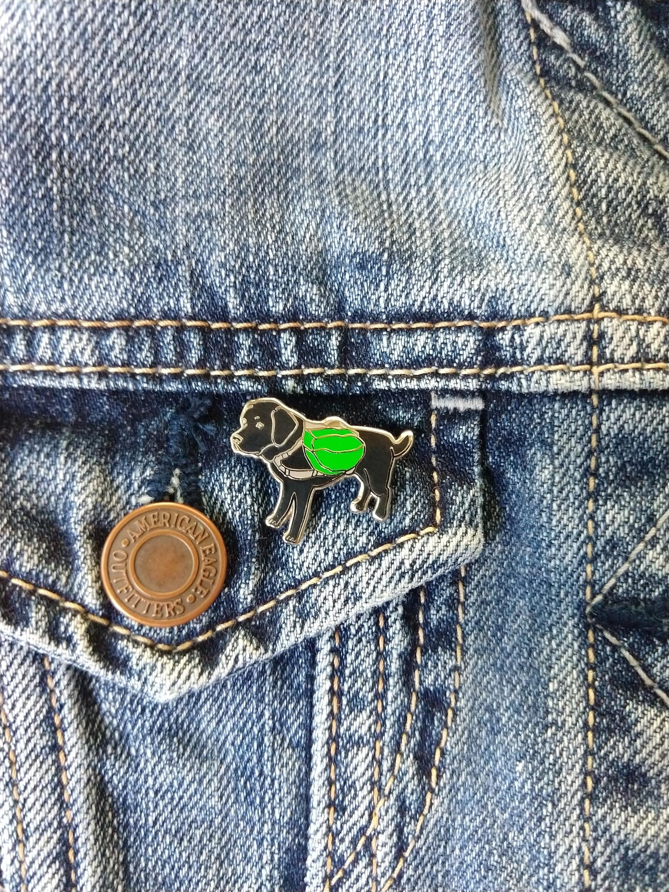 Labrador Retriever Pin | Labrador Gifts | Enamel Pin | Lapel Pin ...