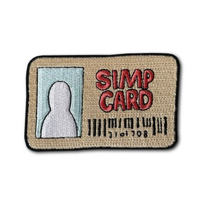 Simp Card Arthur Meme Iron on Patch (small or Large) | 90s Cartoon ...