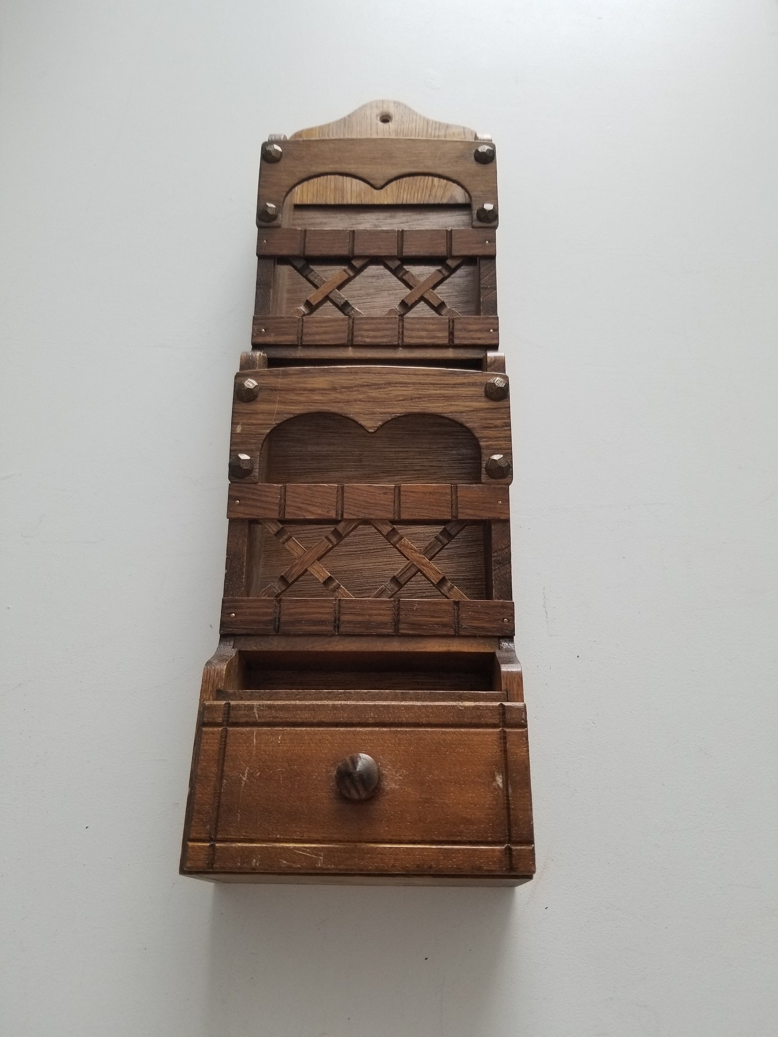 1 Vintage wooden mail sorters Etsy