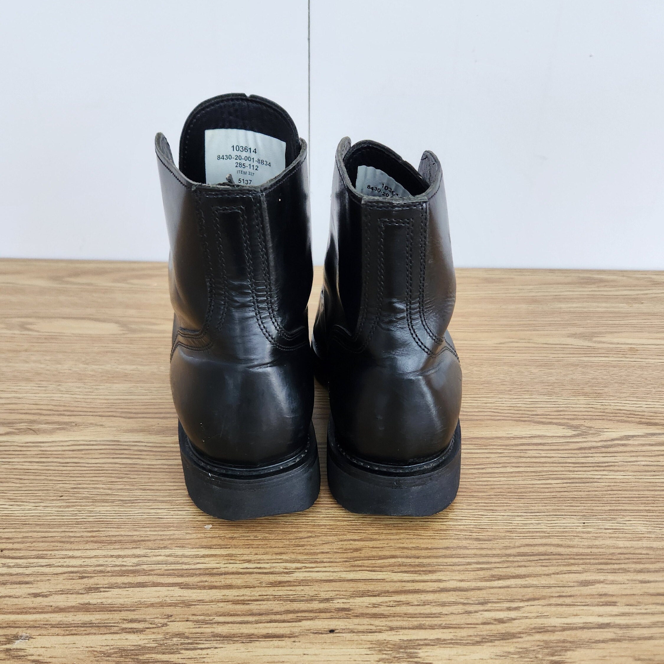 Canadian Military Boot Steel Toe Black Leather - Etsy Canadian Military Boot Steel Toe Black Leather - Etsy
