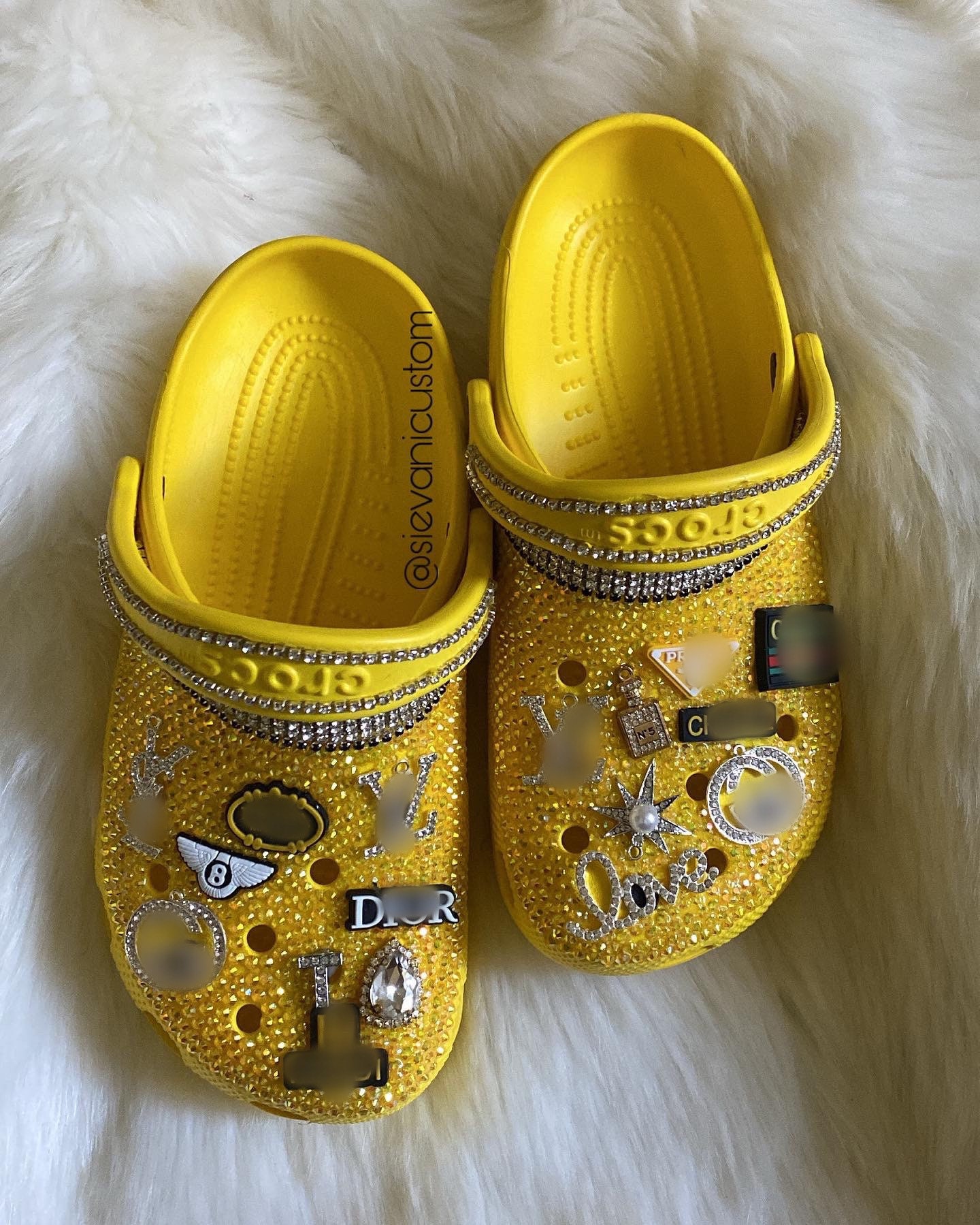 Bling Custom Crocs With Lux Charms - Etsy