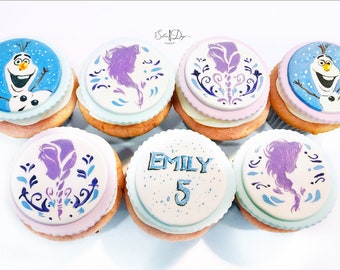 Frozen Cupcake Toppers