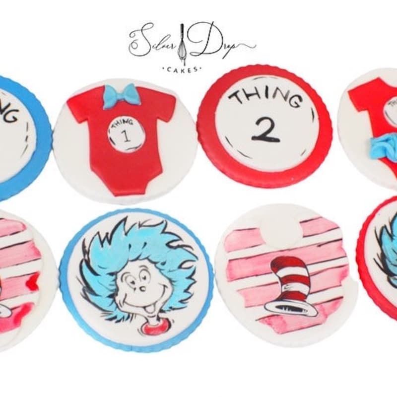 Dr Seuss Cupcake Topper - Etsy