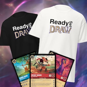 Ready Set Draw- Disney Lorcana logo geïnspireerd T-shirt