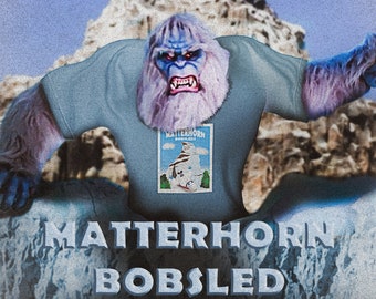 Disneyland Matterhorn Bobsleds Yeti Travel T-Shirt, LIVRAISON GRATUITE