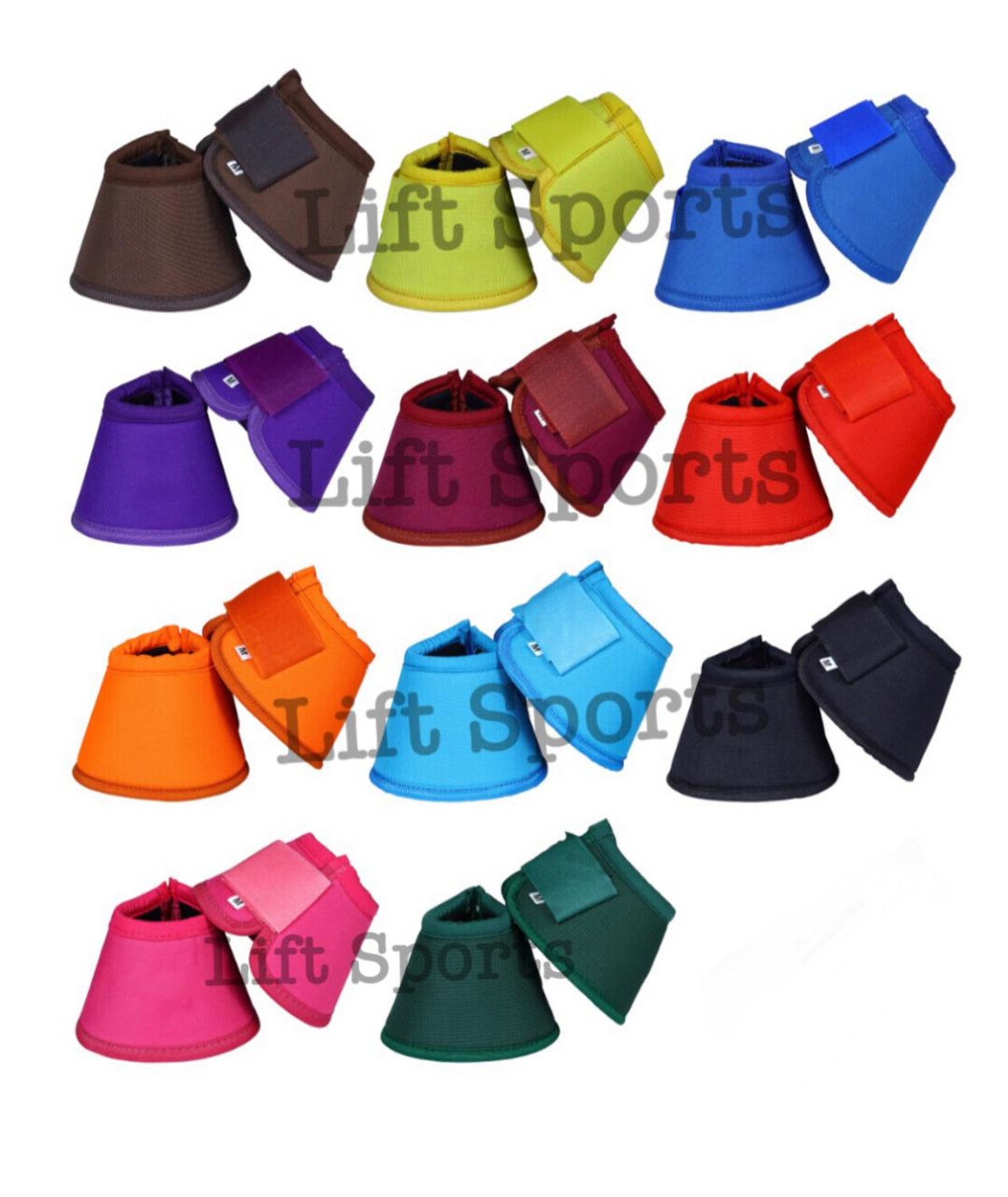 Horse Bell Boots Over Reach No Turn Bell Wrap All Sizes Tack Etsy