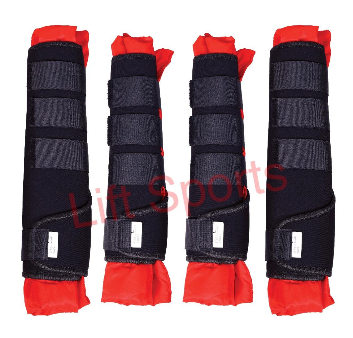 Horse Stable Boots Set of 4 Wraps Rear Front Legs Hoof Care Etsy