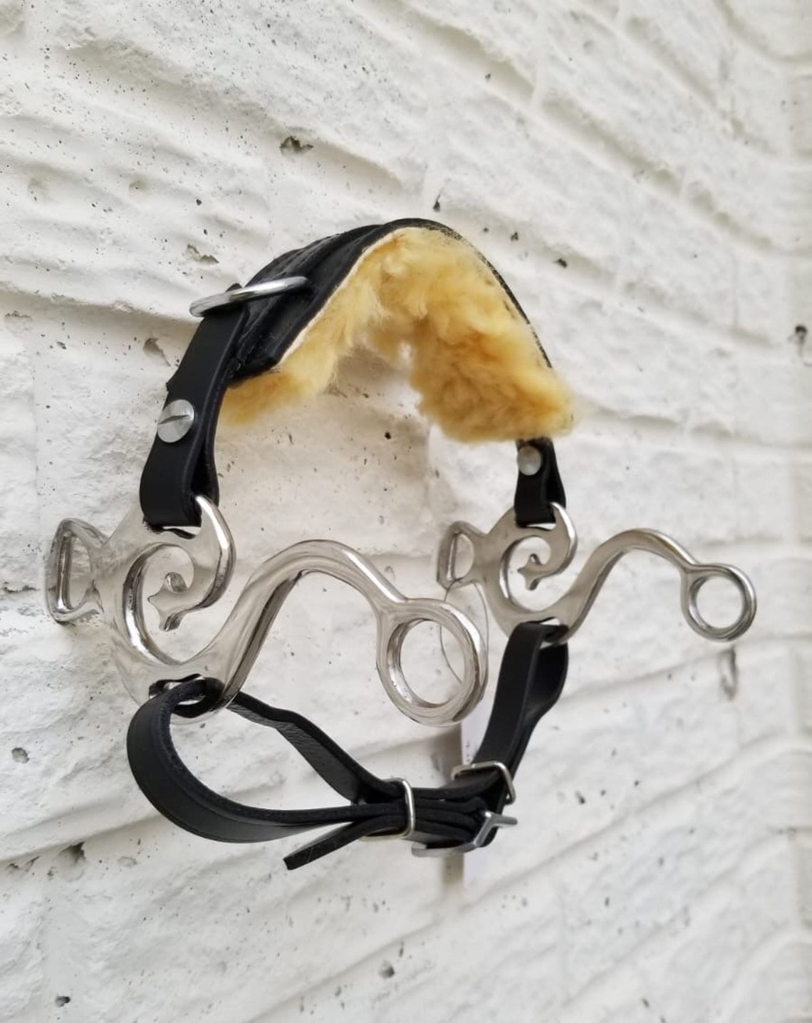 Hackamore Bitless Horse Bit English Western Adjustable Etsy