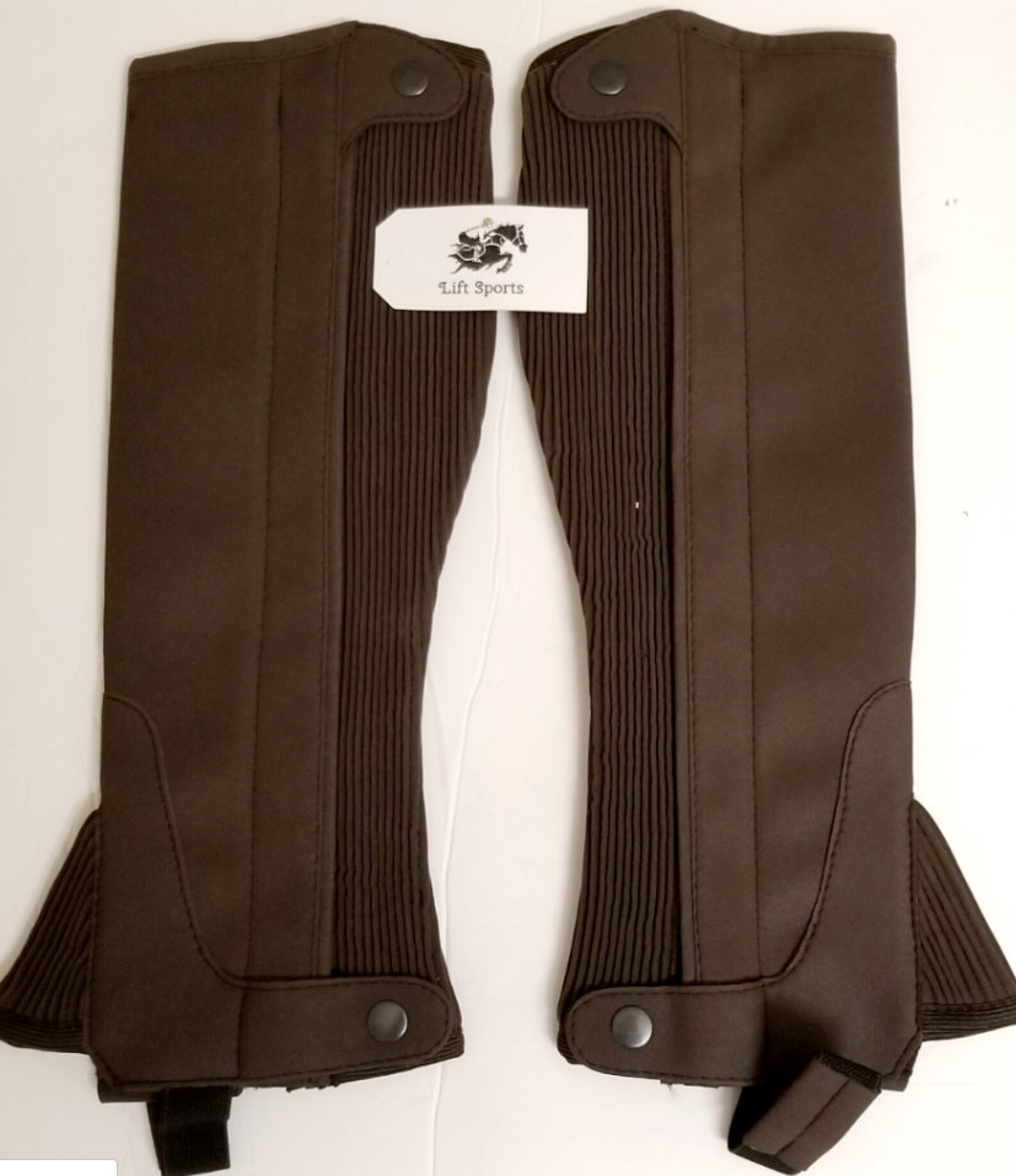 Half Chaps Horse Riding Equestrian Adult S/M/L/XL Amara Black Etsy