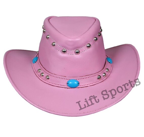 New Women Ladies Pink Stylish Cow Girl Hat Western Original