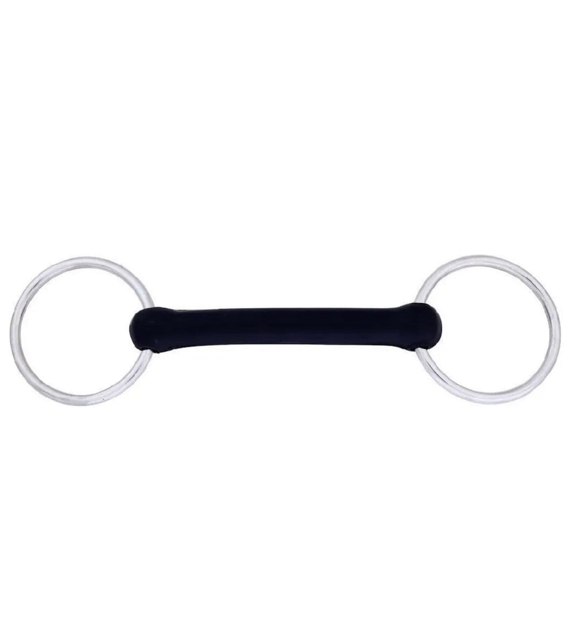 Horze Rubber Mullen Mouth Loose Ring Snaffle Bit | Dressage Extensions