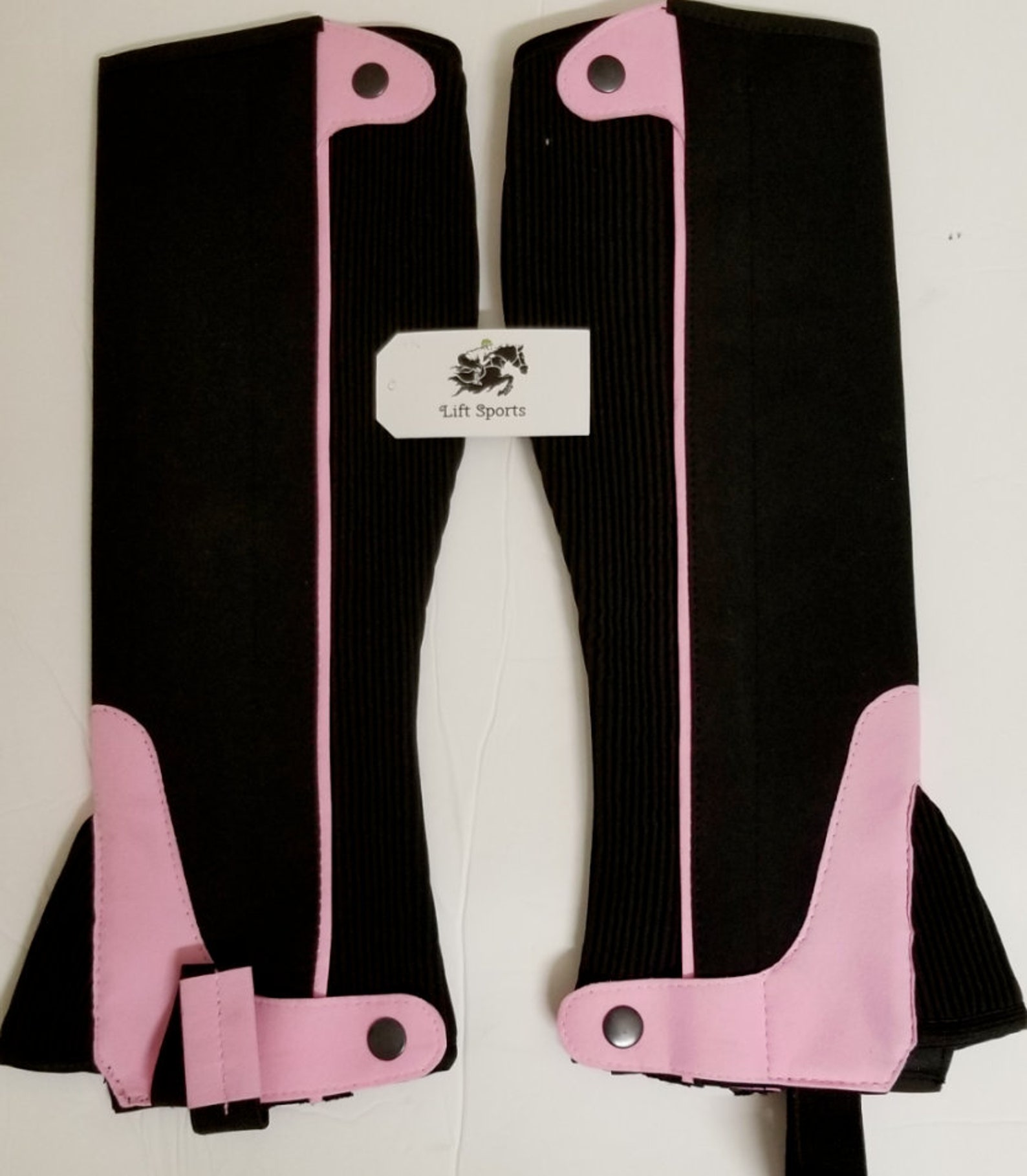 Half Chaps Horse Riding Equestrian Adult S/M/L/XL Amara Black Etsy