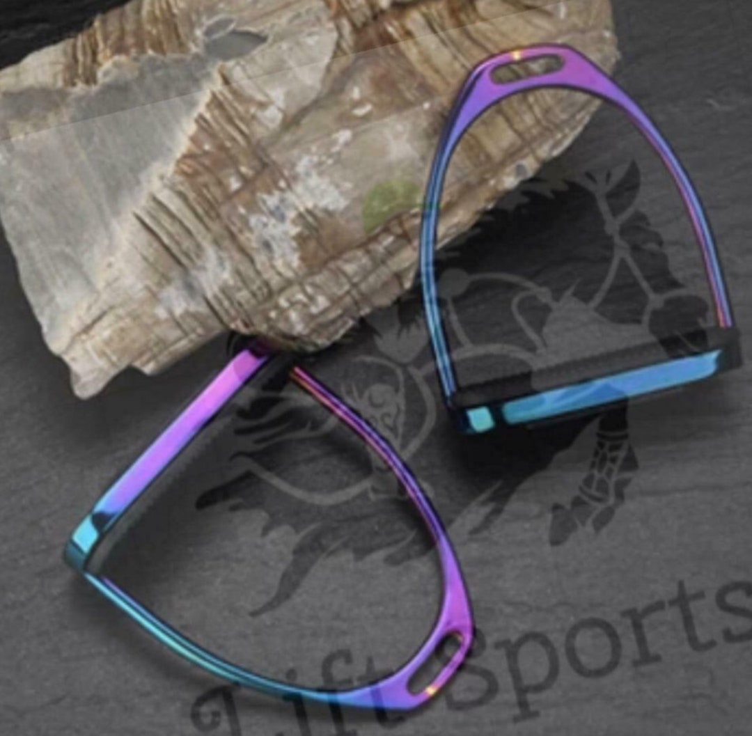 Lift Sports 4.75 / 5 Inch Rainbow Multi Color Horse Riding Safety