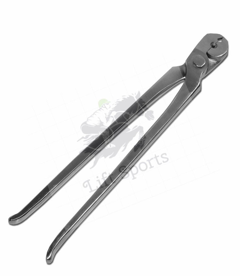 12 Horse Hoof Nail Puller Farrier Tool Heavy Duty Shoe Veterinary Tack Silver Nipper image 1