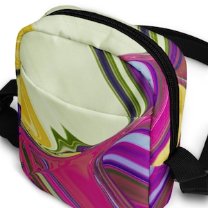 Bolso bandolera utilitario Bloom Wave Mini bolso de hombro pequeño para festival