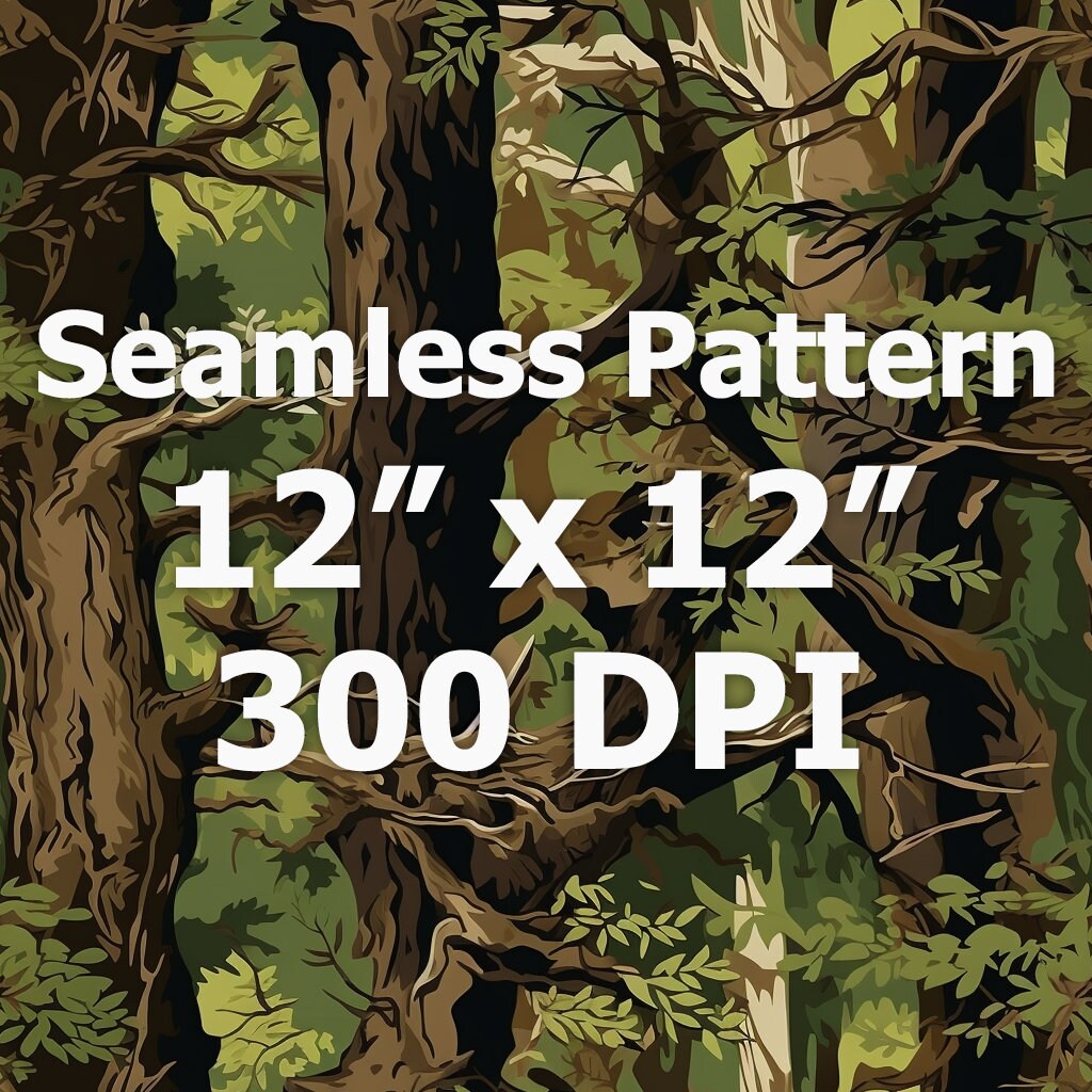 8 Hunting Camo #3 Seamless Patterns: 12
