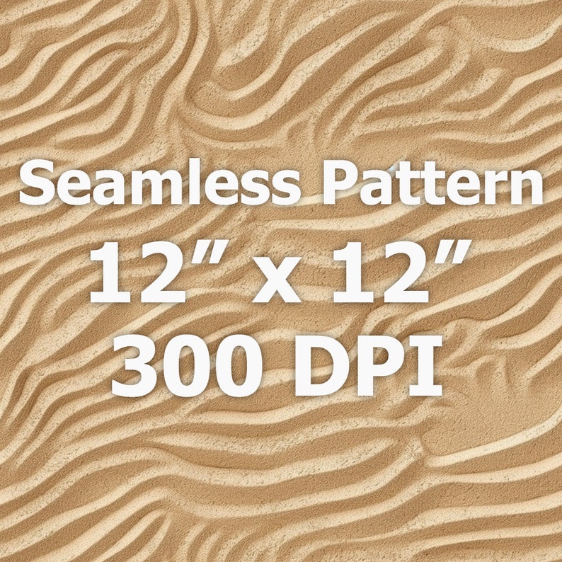 May include: Seamless pattern of sand dunes in a light brown color. The pattern is 12 inches by 12 inches and 300 DPI.
