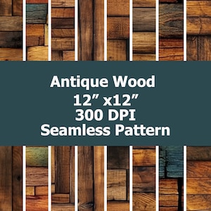 8 patrones de madera antigua sin costuras. Diseño de sublimación de madera antigua. Papel digital de madera antigua, svg de madera antigua, archivo digital de madera antigua