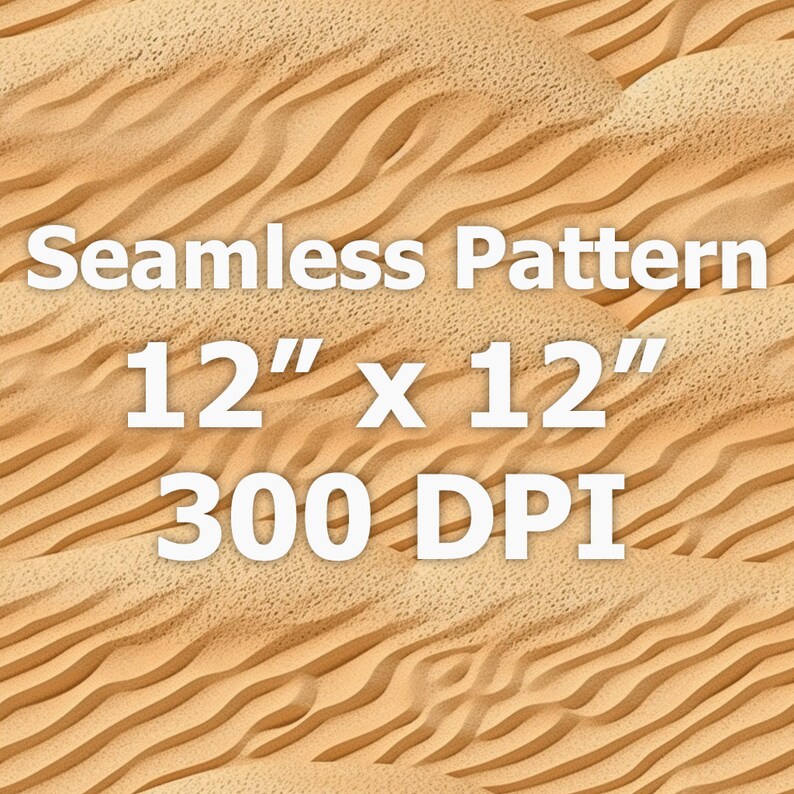 May include: Seamless pattern of sand dunes in a light brown color. The pattern is 12 inches by 12 inches and 300 DPI.
