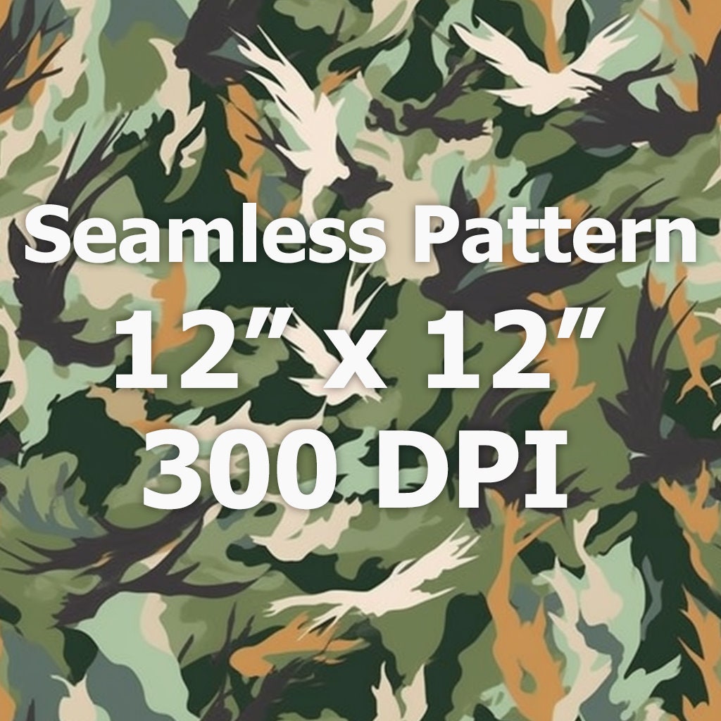 8 Seamless Hunting Camo Patterns. Hunting Camo Background. Hunting Camo
