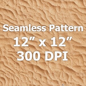 May include: Seamless pattern of sand dunes in a light brown color. The pattern is 12 inches by 12 inches and 300 DPI.