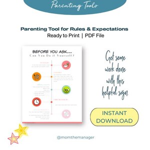 Working from Home Rules Printable