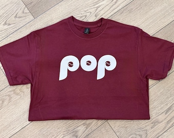 Phillies Pop Poppop Grandpa Shirt, Philadelphia Phillies, Father's Day, Grandfather gift, Dad Gift, First Fathers Day
