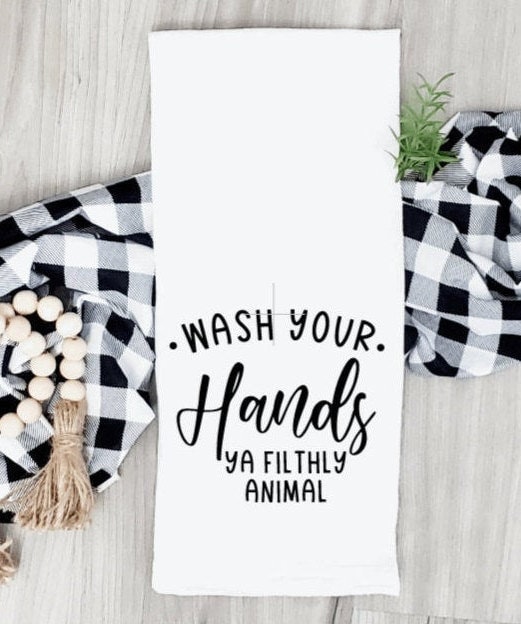 Mini Ladder Hand Towel Bathroom Hand Towel Flour Sack Tea Etsy