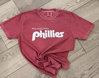 Comfort Colors Phillies T Shirt, Philadelphia Phillies, Phillies Game, Retro Phillies, Phillies Birthday Gift, Comfort Colors