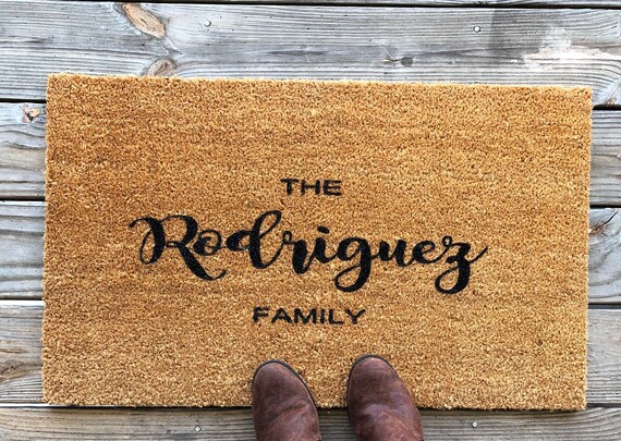 Personalized Door Mats Etsy