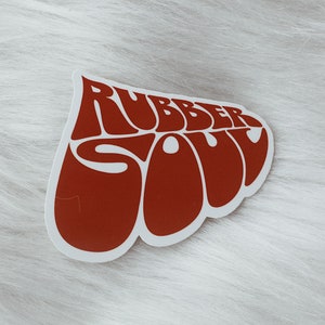 Rubber Soul Retro Album Sticker
