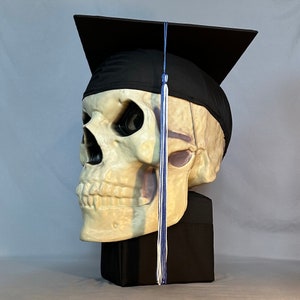 Giant Graduation Cap for Home Depot Skeleton Skelly 44 Inch Grad Hat for 12 Foot Halloween Skeleton Graduation Hat image 3