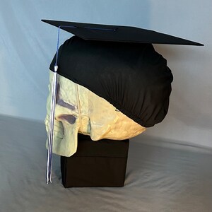 Giant Graduation Cap for Home Depot Skeleton Skelly 44 Inch Grad Hat for 12 Foot Halloween Skeleton Graduation Hat image 4