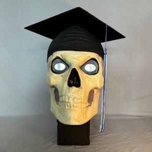 Giant Graduation Cap for Home Depot Skeleton Skelly 44 Inch Grad Hat for 12 Foot Halloween Skeleton Graduation Hat image 5