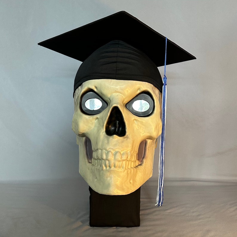 Giant Graduation Cap for Home Depot Skeleton Skelly 44 Inch Grad Hat for 12 Foot Halloween Skeleton Graduation Hat image 5