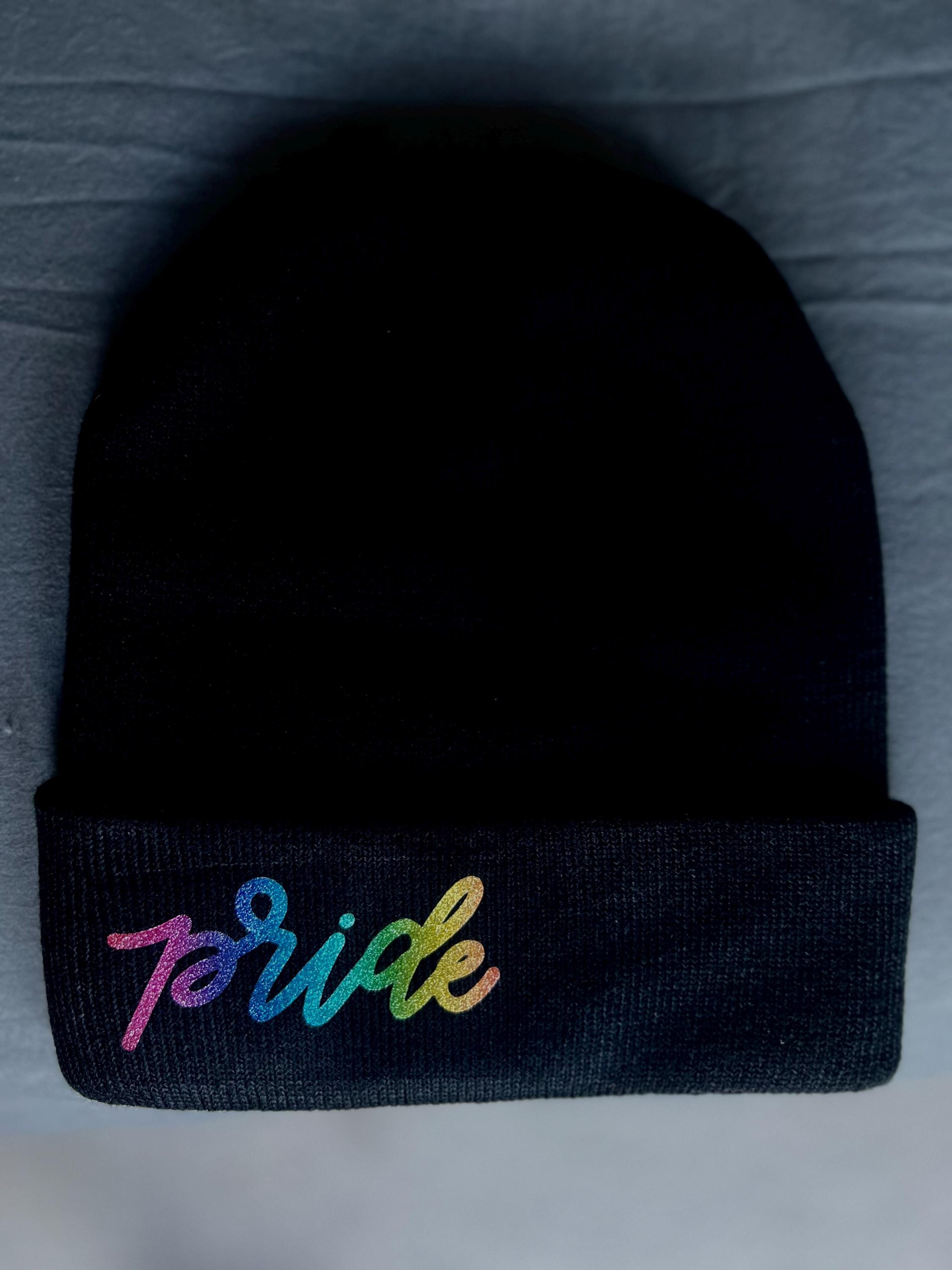 THE PHLUID PROJECT Be Kind Be Proud Beanies Black Rainbow & Laniard gift Set BE KIND TO ALL KINDS – The Phluid Project main image 2