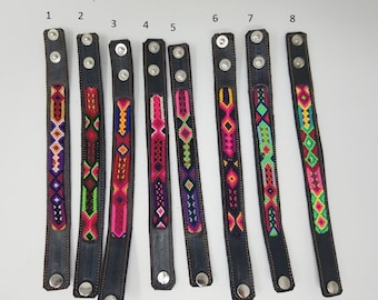 Friendship Leather Bracelet Mexican Handwoven Bracelets