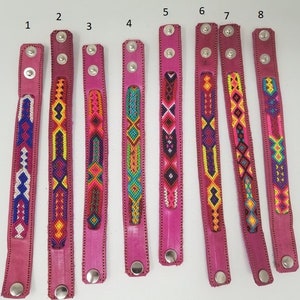 Friendship Leather Bracelet Mexican Handwoven Bracelets