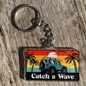 Acrylic Keychain Florida Off-Road Vehicle Key FOB Car keys Gift Idea Key Ring Fathers Day Gift for Him Mothers Day Gift For Her Cute Gift