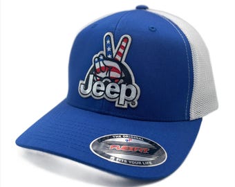 ジープ メンズ ハット ジープ ウェーブ フレックスフィット メッシュハット 父の日 お父さんへのプレゼント ジープ愛好家への男性への誕生日プレゼント