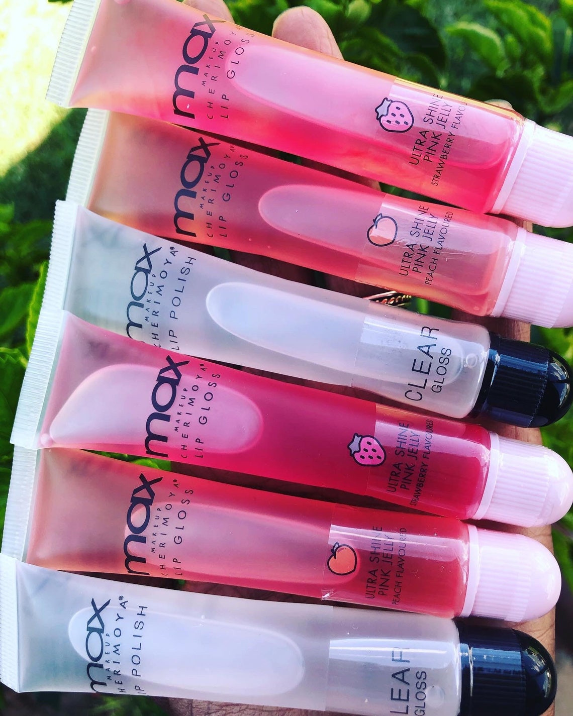 Wholesale Max Lip Gloss Pink Jelly Peach Clear Coconut Etsy