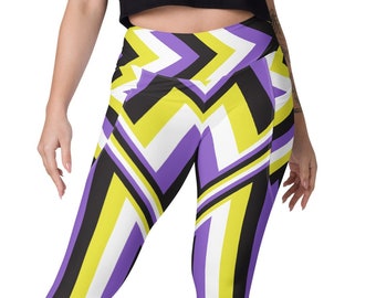 Can't Even Think Straight leggings WITH POCKETS - Non-binary (gay pride lgbtq)