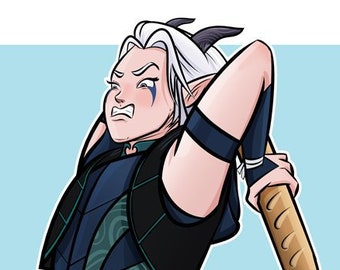 Rayla and her Loaf of Destruction